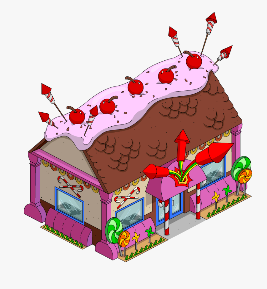 Fireworks Puppies The Simpsons - Fireworks Candy And Puppy Dog Store, Transparent Clipart