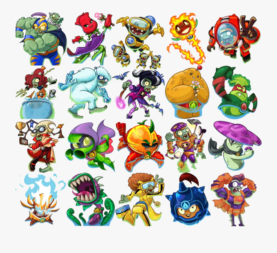 Plantas Versus Zombies Héroes, Transparent Clipart