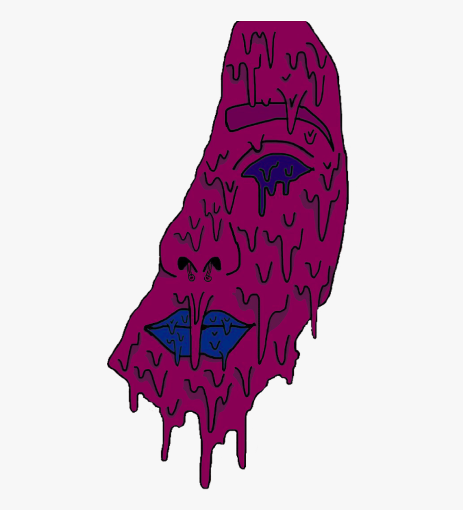 #mask #face #zombie #melting #accessory #lips #filter - Illustration, Transparent Clipart
