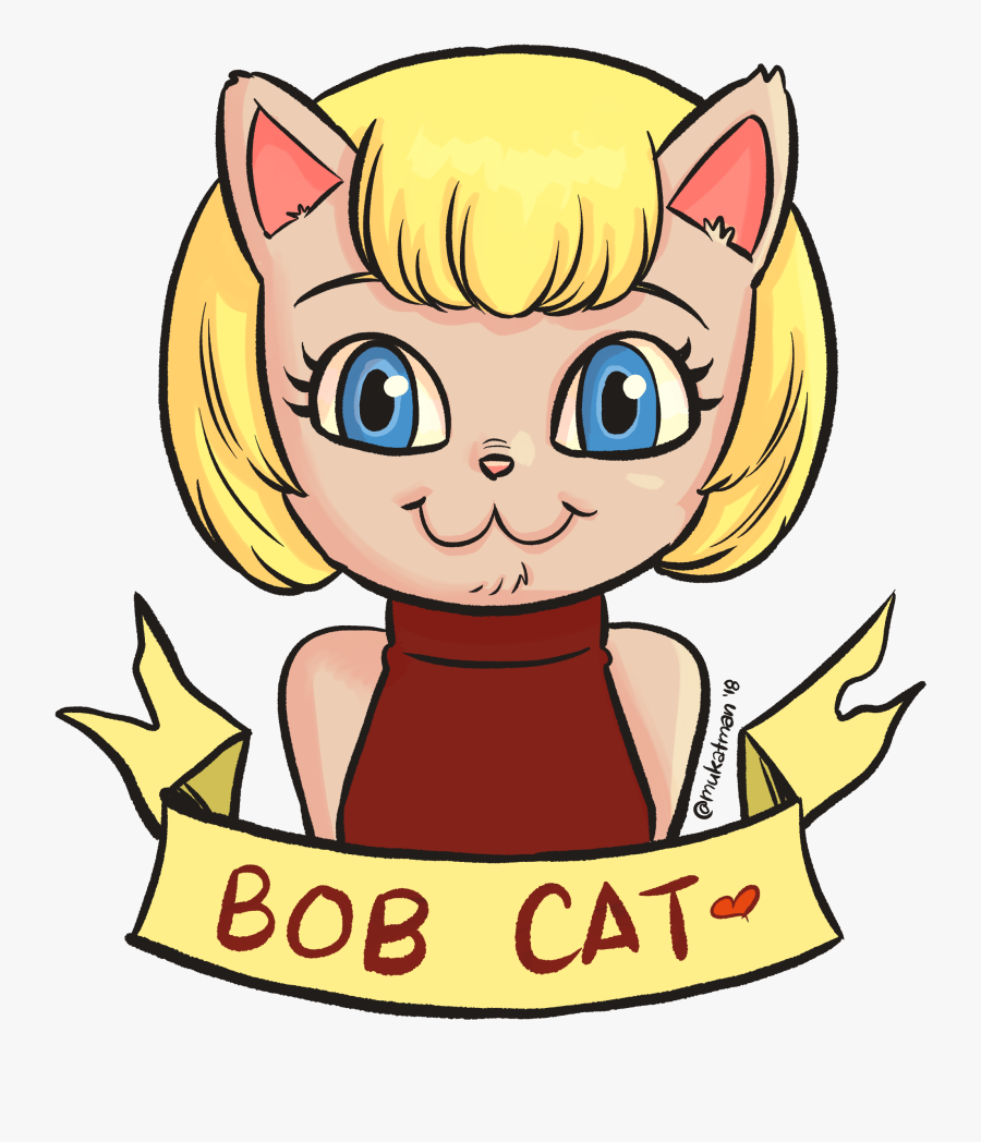 Bob Cat Cat Puns - Cartoon, Transparent Clipart