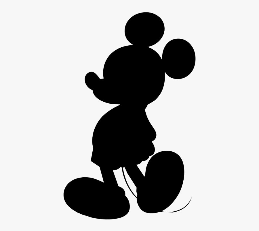 Mickey Mouse Silhouette Clipart Mickey Mouse Minnie - Mickey Mouse Silhouette Transparent, Transparent Clipart