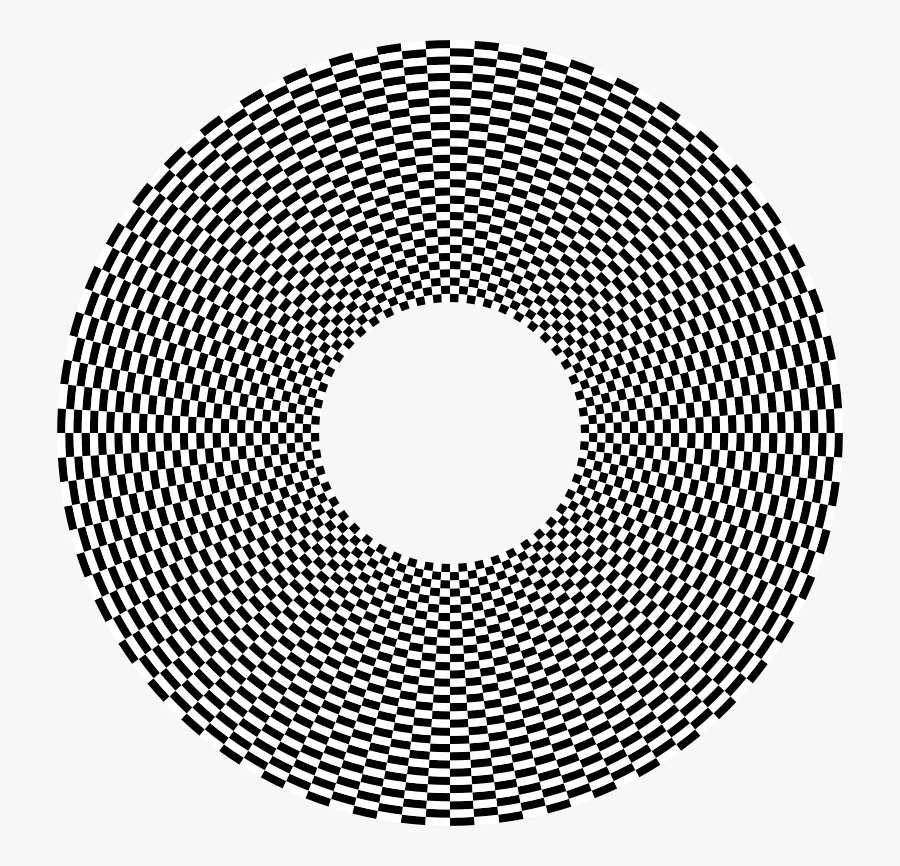 Checkerboard Torus - Circle, Transparent Clipart