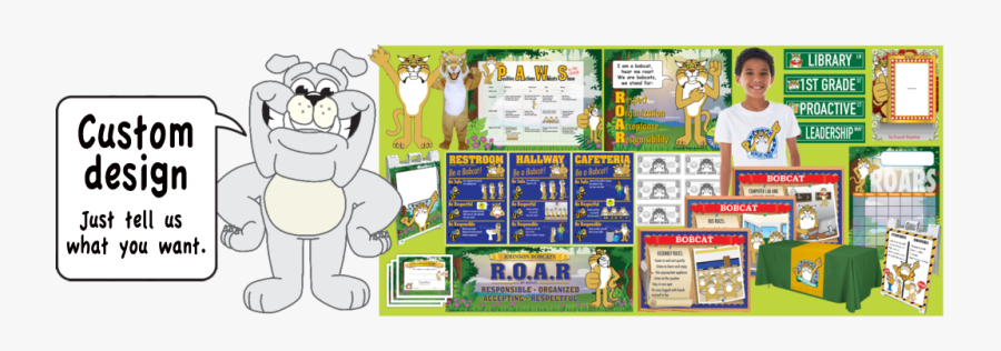 Pbis Poster Design Bulldog - Clip Art, Transparent Clipart