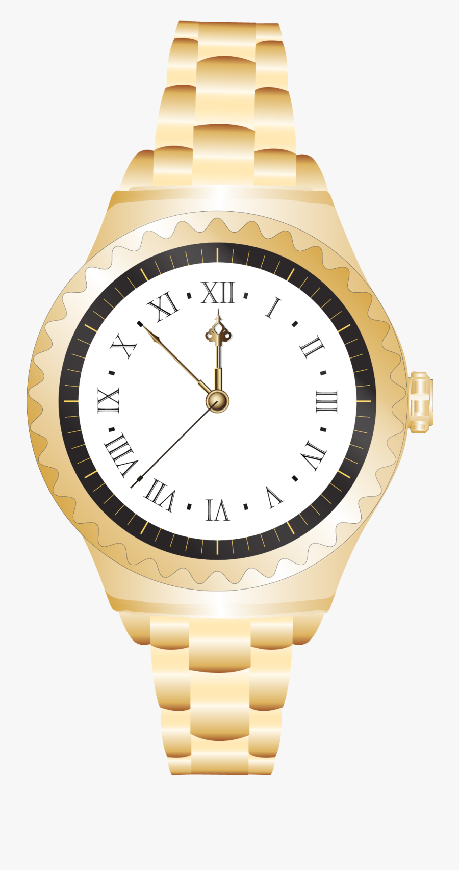 Analog Watch, Transparent Clipart