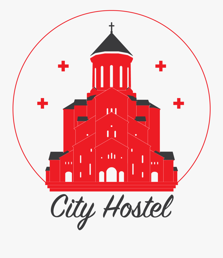 Logo Design By Red Devil For City Hostel - Place Of Worship, Transparent Clipart
