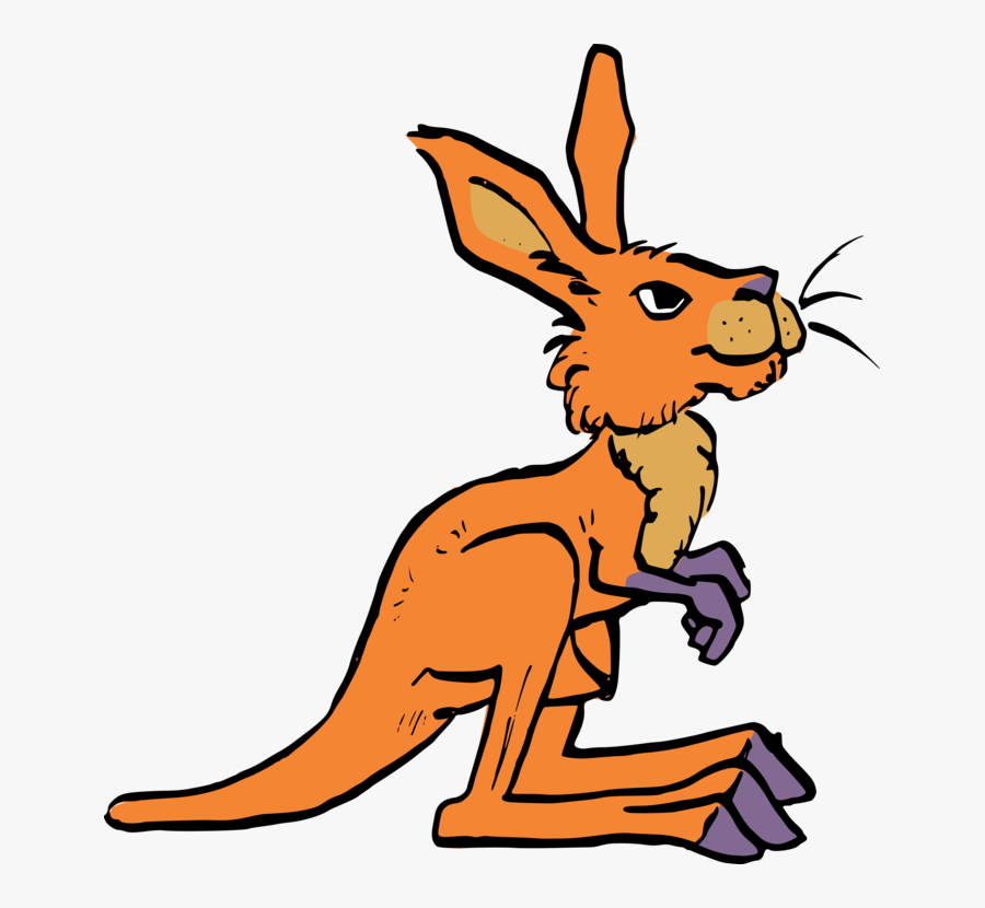 Wildlife,hare,kangaroo - Kangaroo, Transparent Clipart