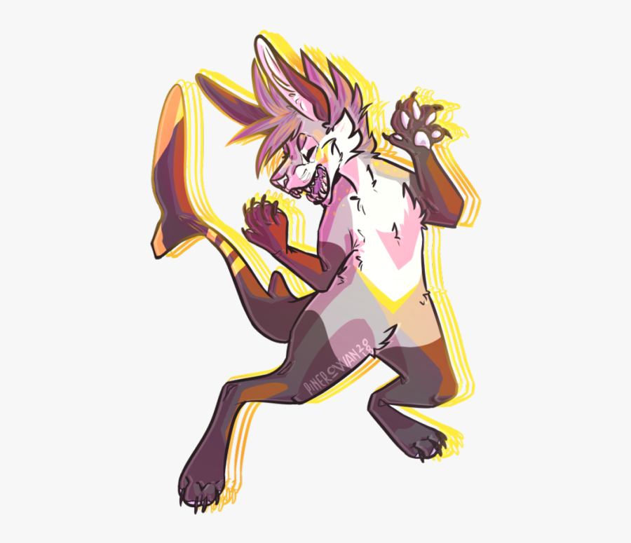 Wallaby Fursona, Transparent Clipart