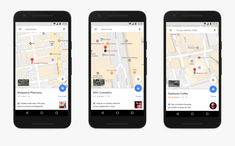 Google Promoted Places, Transparent Clipart