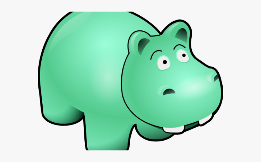 Hippopotamus Clipart Transparent - Hippo Pot A Mess, Transparent Clipart