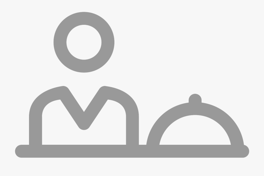 Icon Food Service - Silhouette, Transparent Clipart