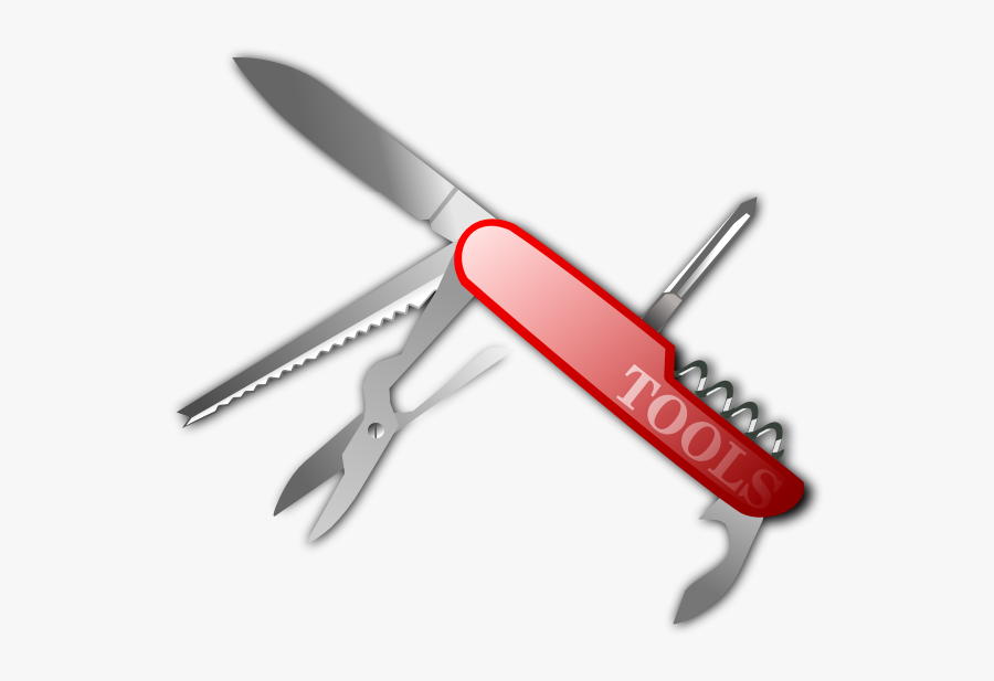 Swiss Army Knife Photorealistic Vector Clip Art - Utility Knife Clip Art, Transparent Clipart