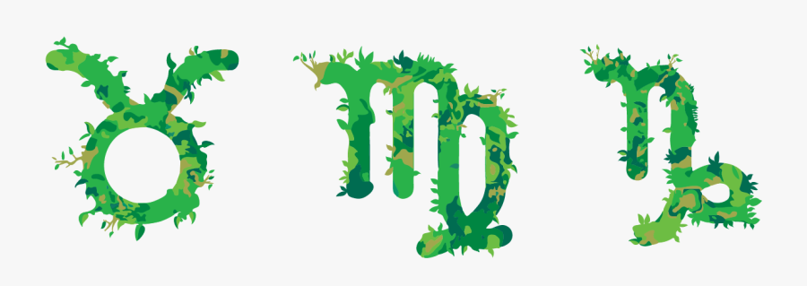 Earth Signs Zodiac, Transparent Clipart