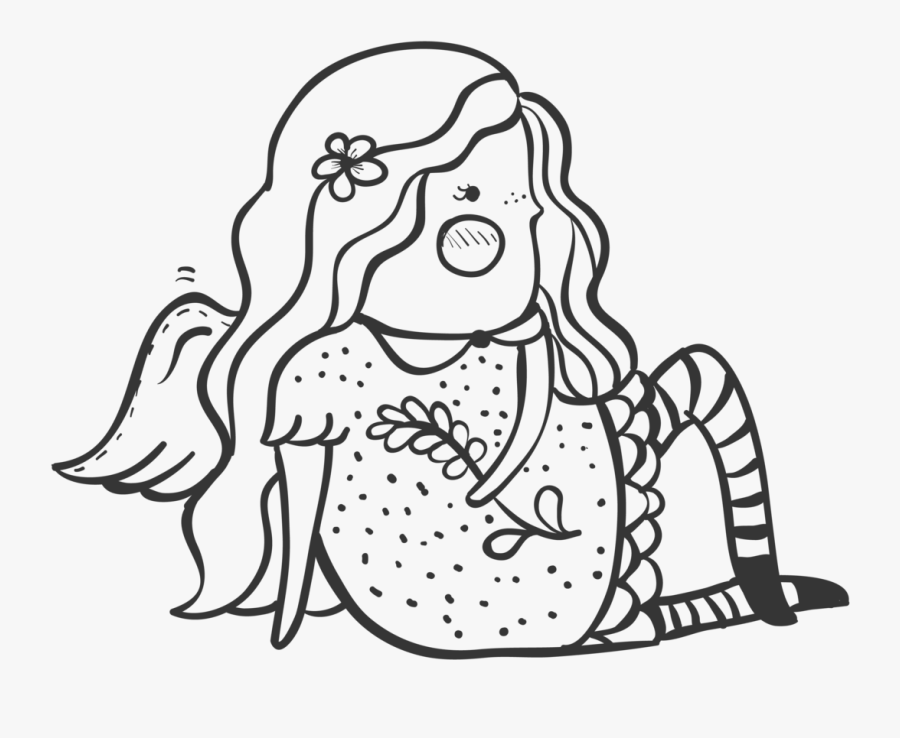 Virgo Zodiac Sign Custom Cover Engraving - Line Art, Transparent Clipart