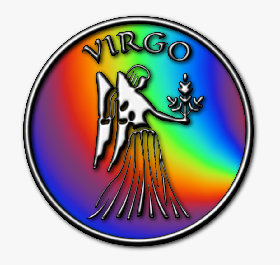 Virgo Drawing - Rainbow Disk With Transparent Backgrounds, Transparent Clipart
