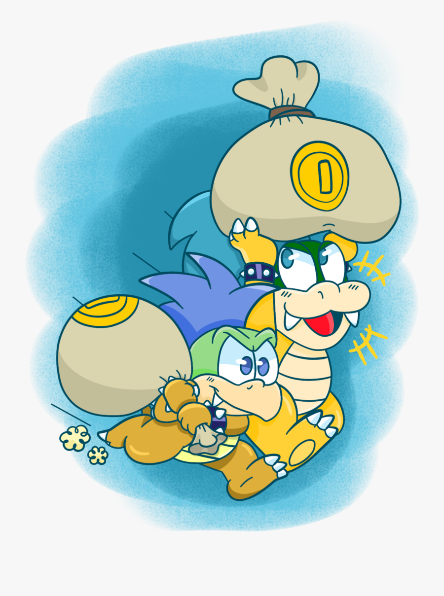 “ Happy Larry/cheatsy Day 
cheatsy And Larry Seem Like - Cheatsy And Larry Koopa, Transparent Clipart