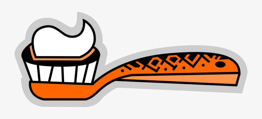 Vector Illustration Of Oral Hygiene Toothbrush For - Cartoon Toothbrush And Toothpaste, Transparent Clipart