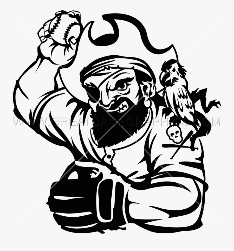 Transparent Pittsburgh Pirates Clipart - Pirate Baseball, Transparent Clipart