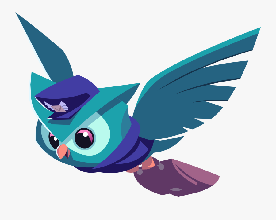Animal Jam Wiki - Animal Jam Owls Flying, Transparent Clipart
