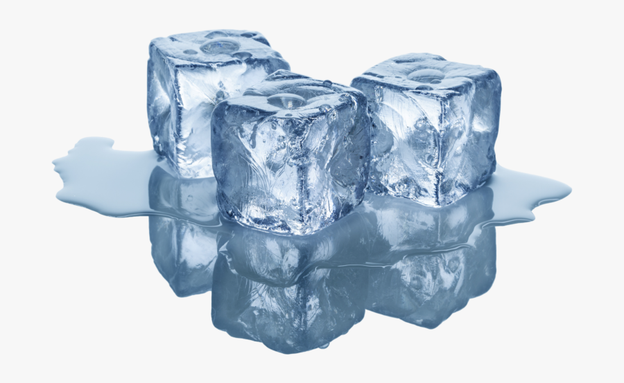Ice Cube Melting Crystal - Transparent Cube Ice Png, Transparent Clipart