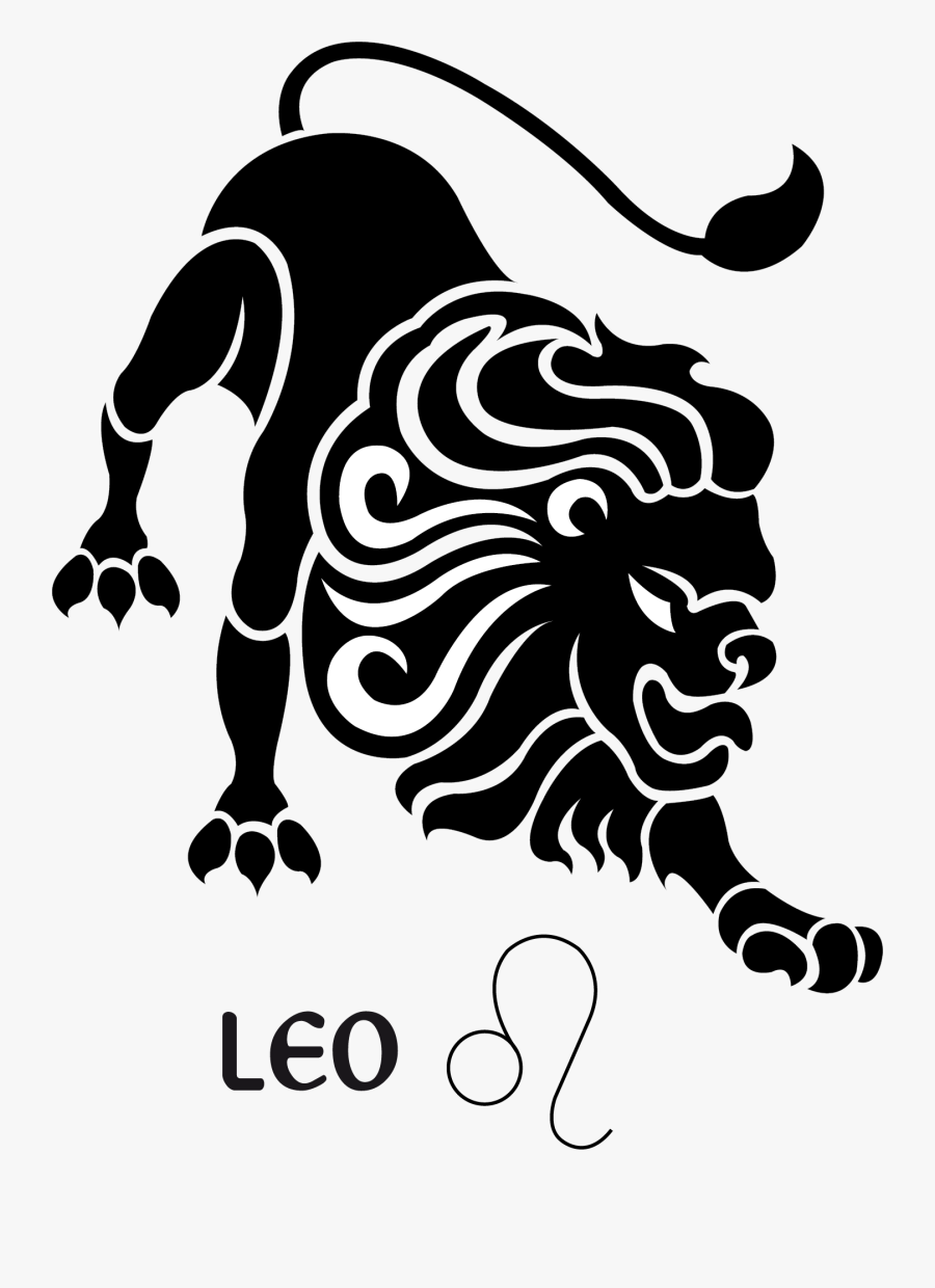 Leo Star Sign Symbol, Transparent Clipart