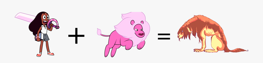 Steven Universe Connie And Lion, Transparent Clipart
