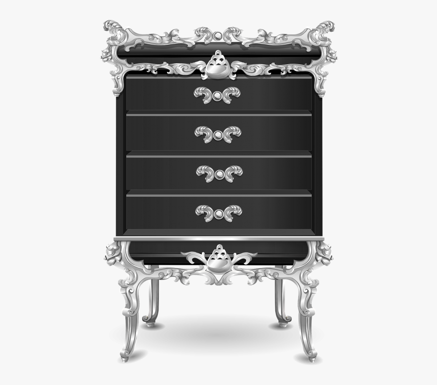 Dresser Furniture Cabinet - Cabinet Dresser Transparent, Transparent Clipart
