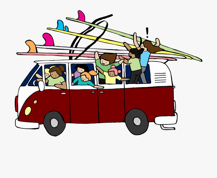 Our Story - Surfer Car Png, Transparent Clipart