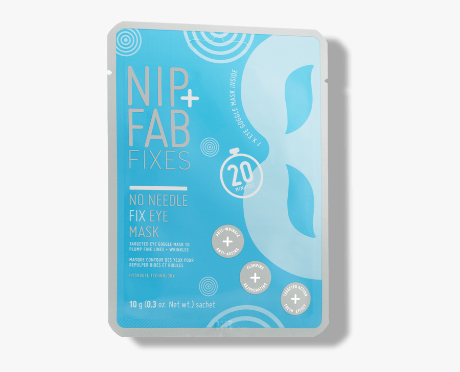 No Needle Fix Eye Mask Nip Fab - Nip + Fab, Transparent Clipart