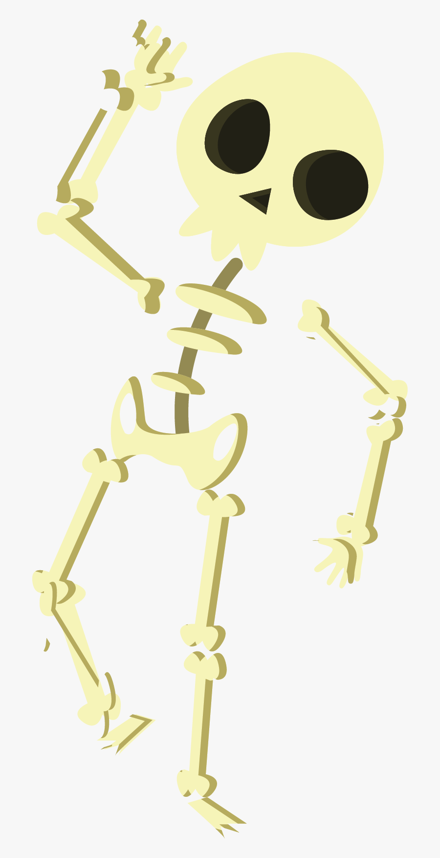 Skeleton Halloween, Transparent Clipart