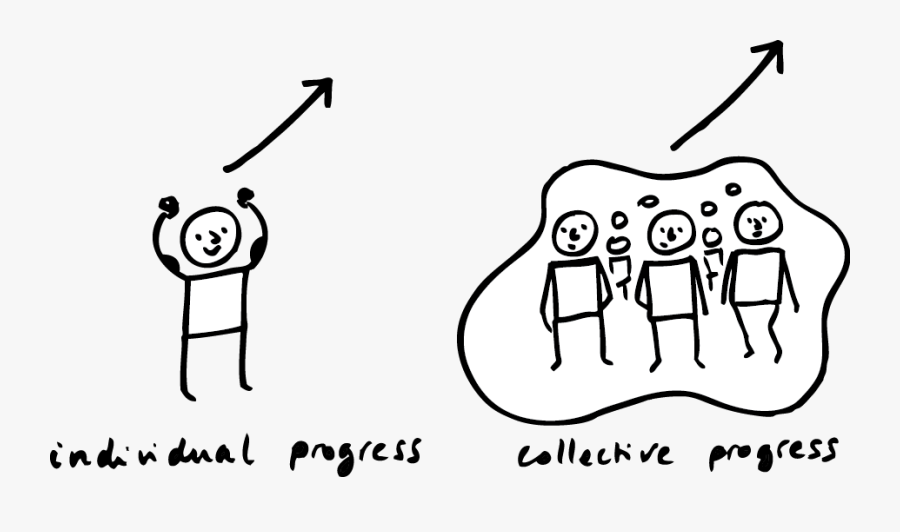 Individual And Collective Cartoon, Transparent Clipart