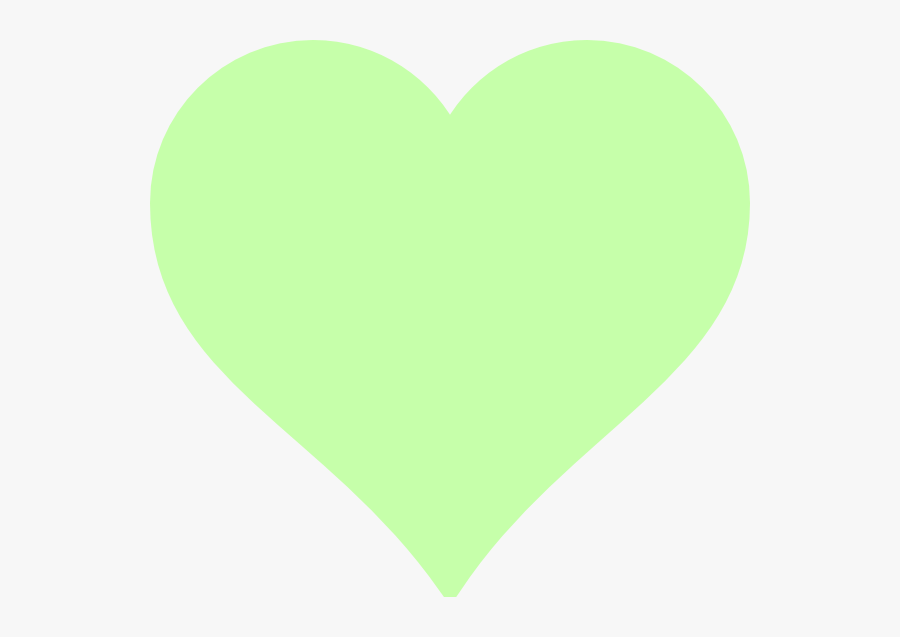 Green Heart Svg Clip Arts Light Green Heart Png , Free Transparent