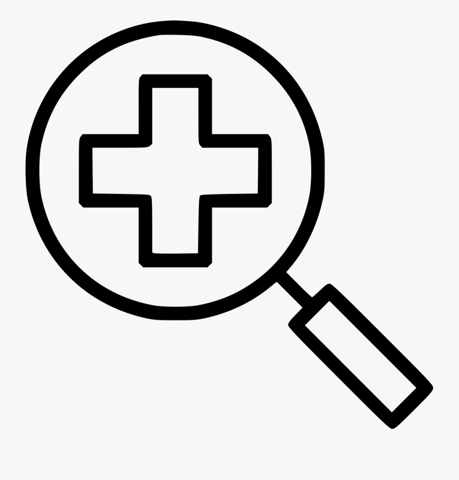 Experiment Clipart Magnifying Glass - Medicine Magnifying Glass Icon Png, Transparent Clipart