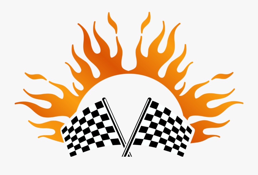 Finish Flags, Transparent Clipart