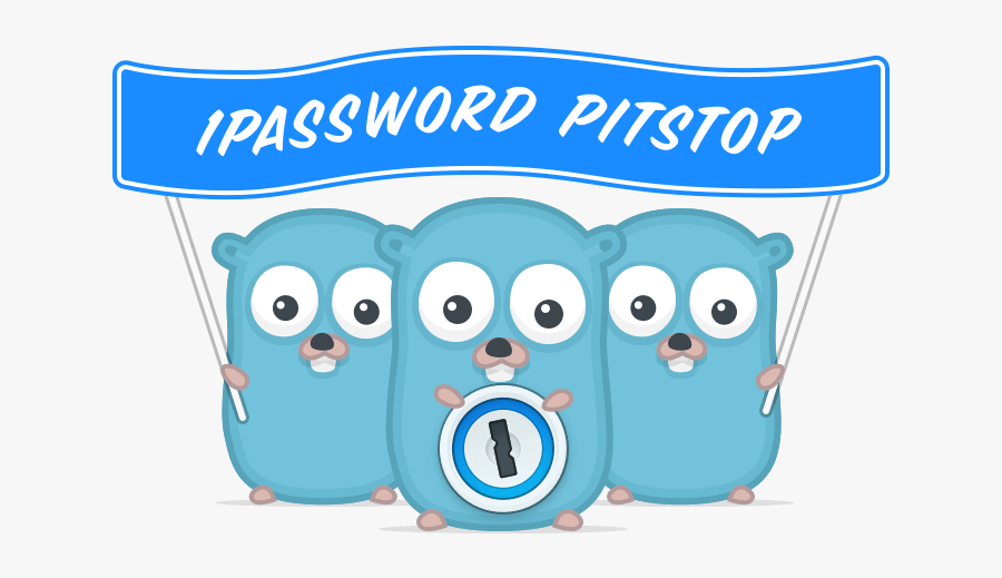 1password Pitstop Gophers, Transparent Clipart