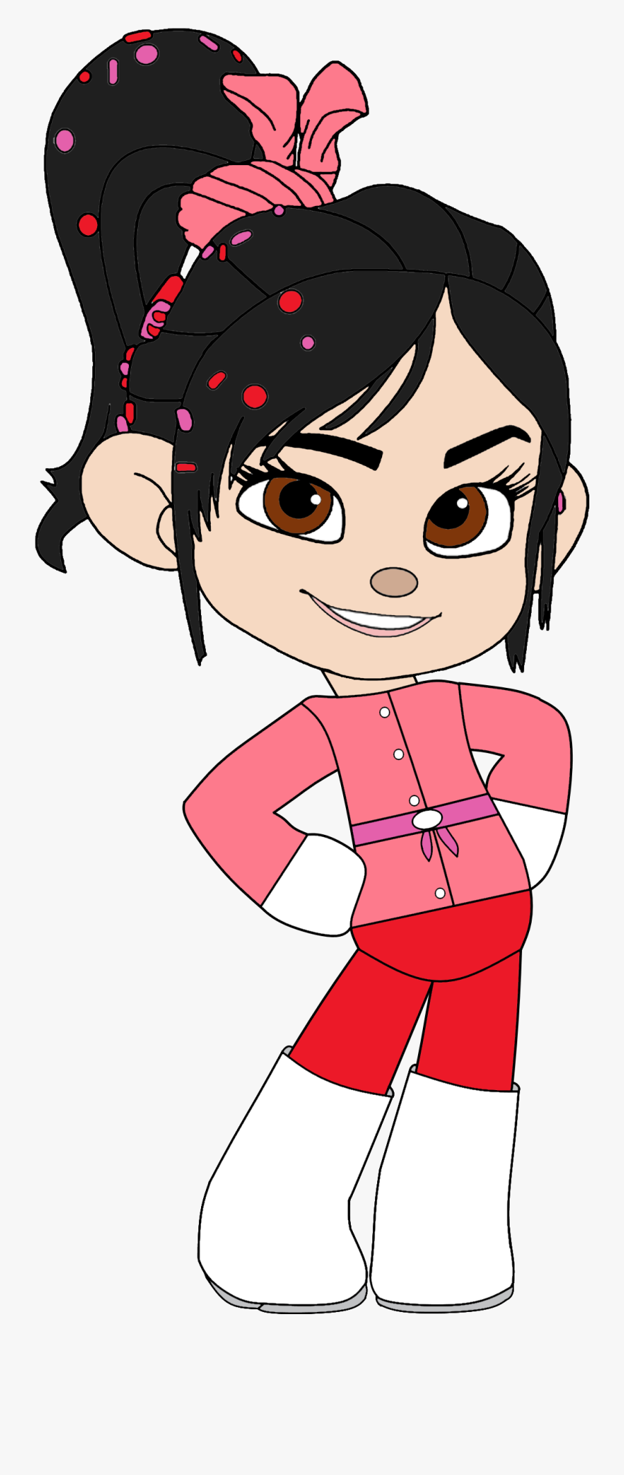 Vanellope Pitstop - Vanellope Von Schweetz Hat, Transparent Clipart