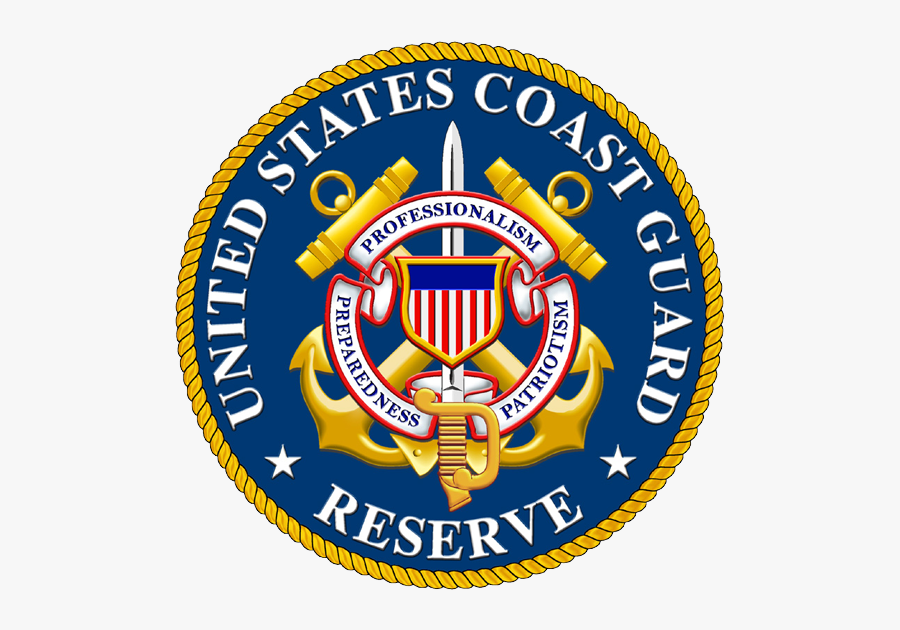 Coast Guard Reserve Insignia, Transparent Clipart