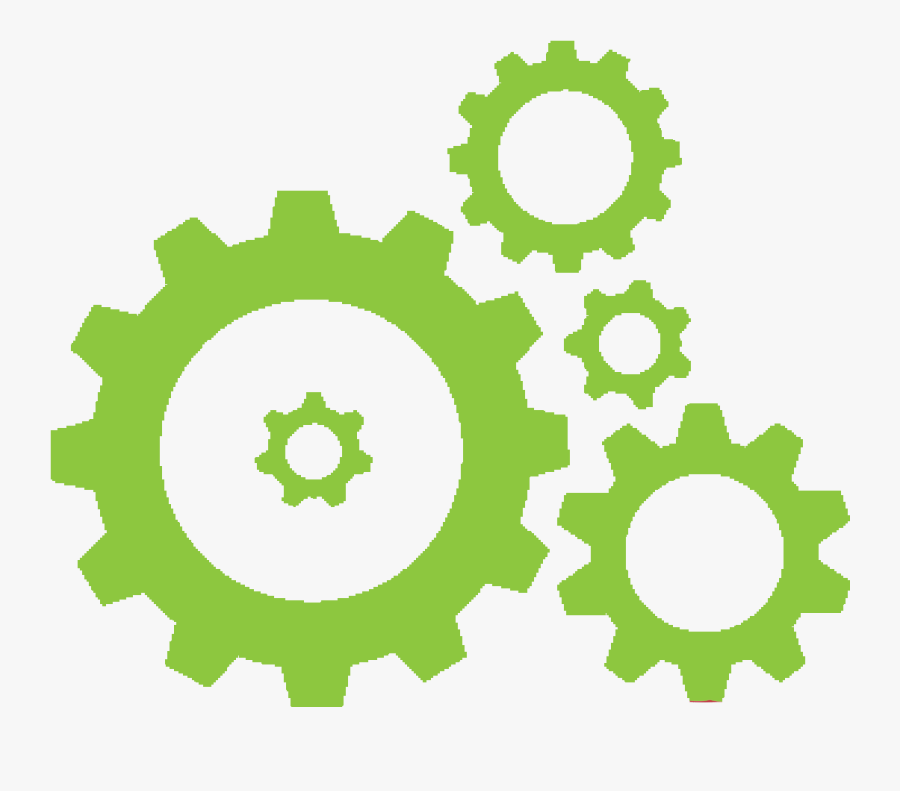 Our Services Search Engine - Gears Icon, Transparent Clipart