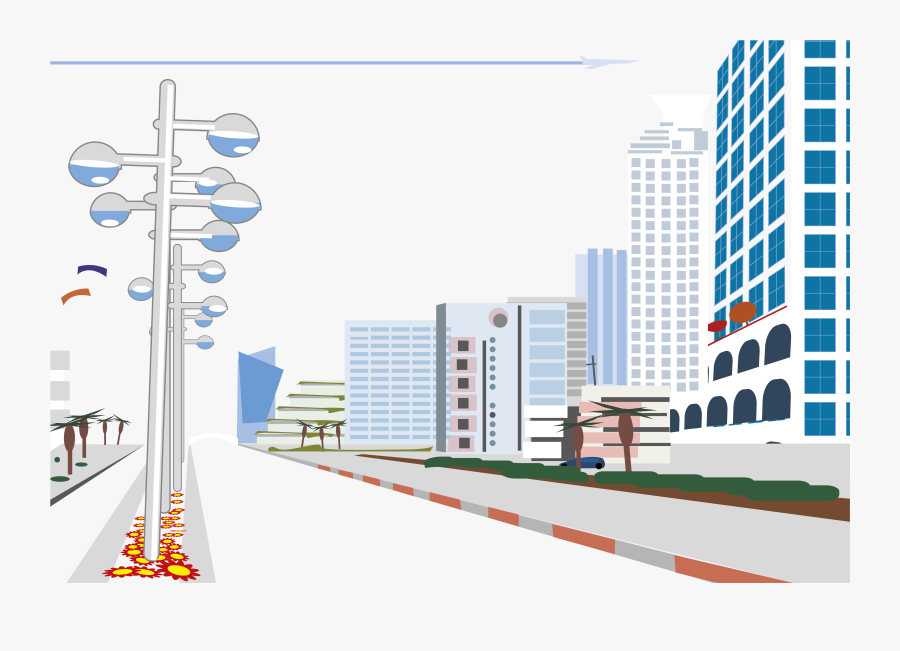 19 Street Vector City Block Huge Freebie Download For - Vector City Street Png, Transparent Clipart