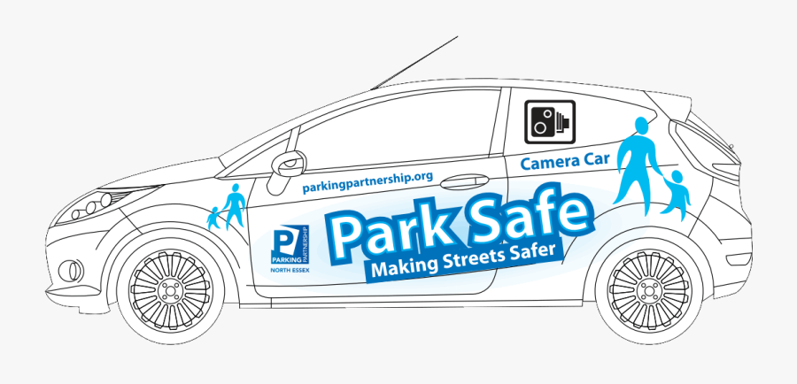 The Park Safe Car Branding City Car - Park Safe Car, Transparent Clipart