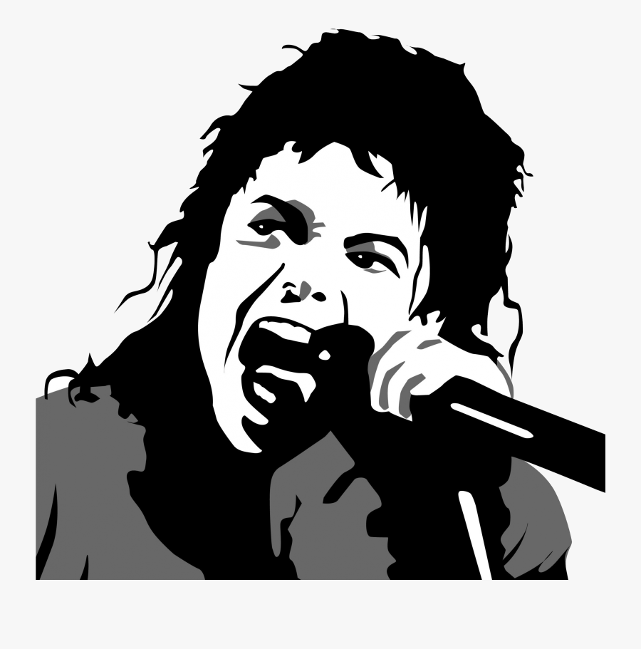 Black And White Michael Jackson Png, Transparent Clipart