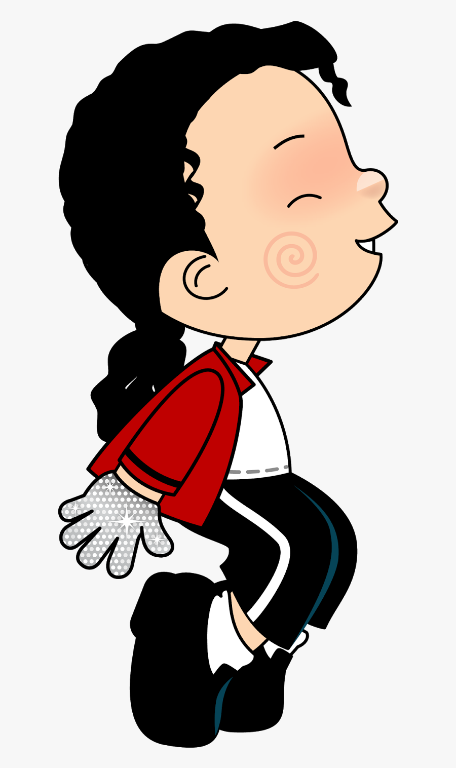 Michael Jackson Cartoon Character, Transparent Clipart