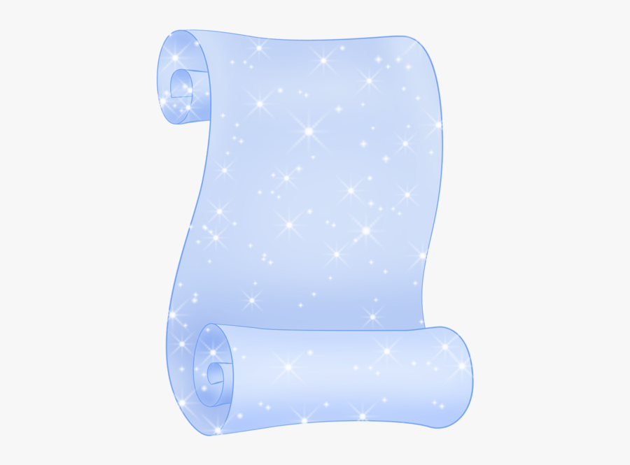 Голубой Свиток Пнг, Transparent Clipart