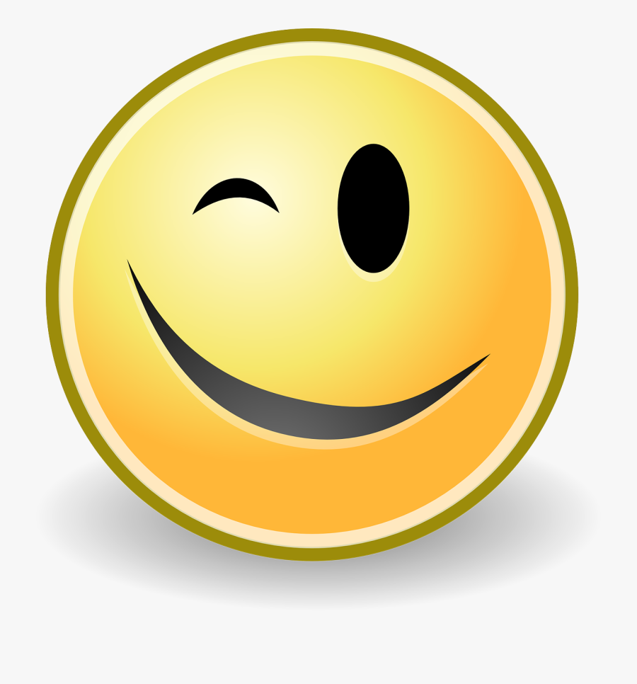 Animated Smiley Face Wink , Free Transparent Clipart - ClipartKey