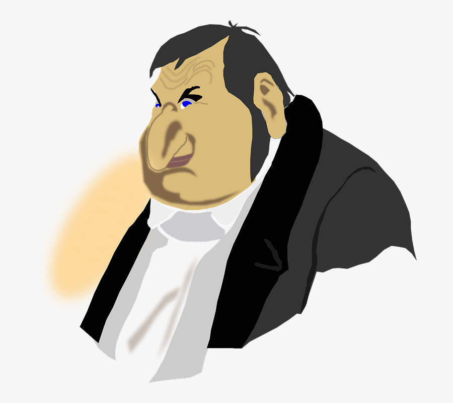 Cartoon Man With Big Nose, Transparent Clipart
