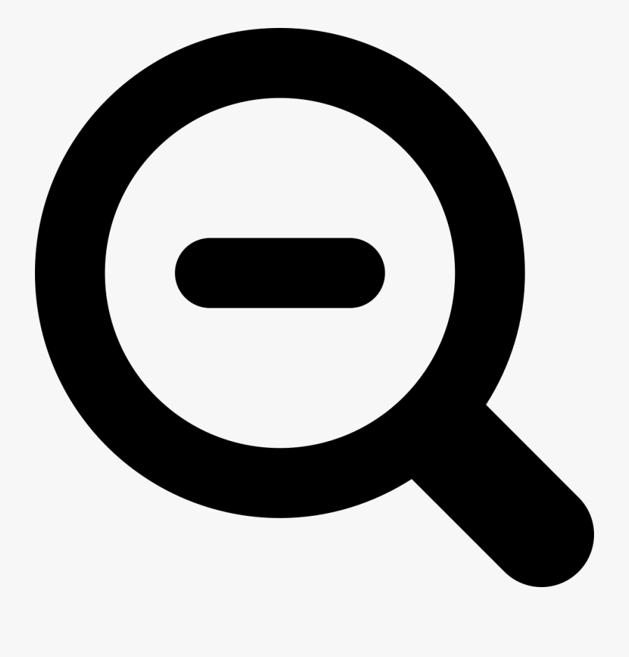 Shrink Line Comments - Zoom Out Icon .png, Transparent Clipart