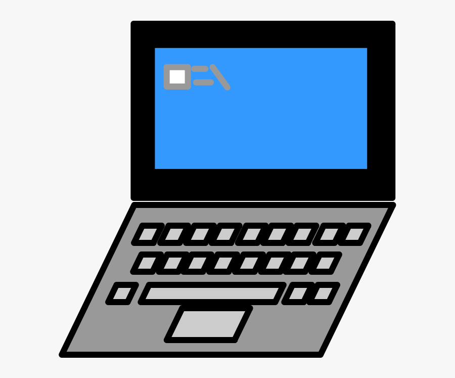 Clipart - Laptop - جهاز اللاب توب Clipart, Transparent Clipart