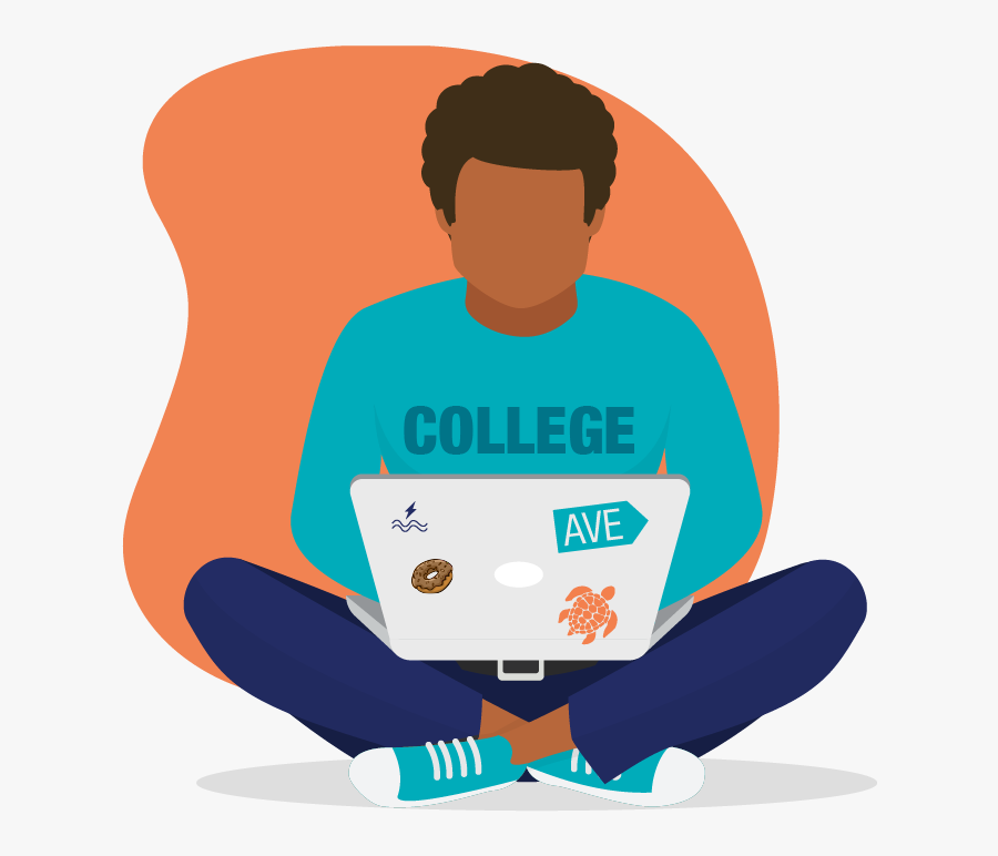 College Student Graphic Transparent, Transparent Clipart