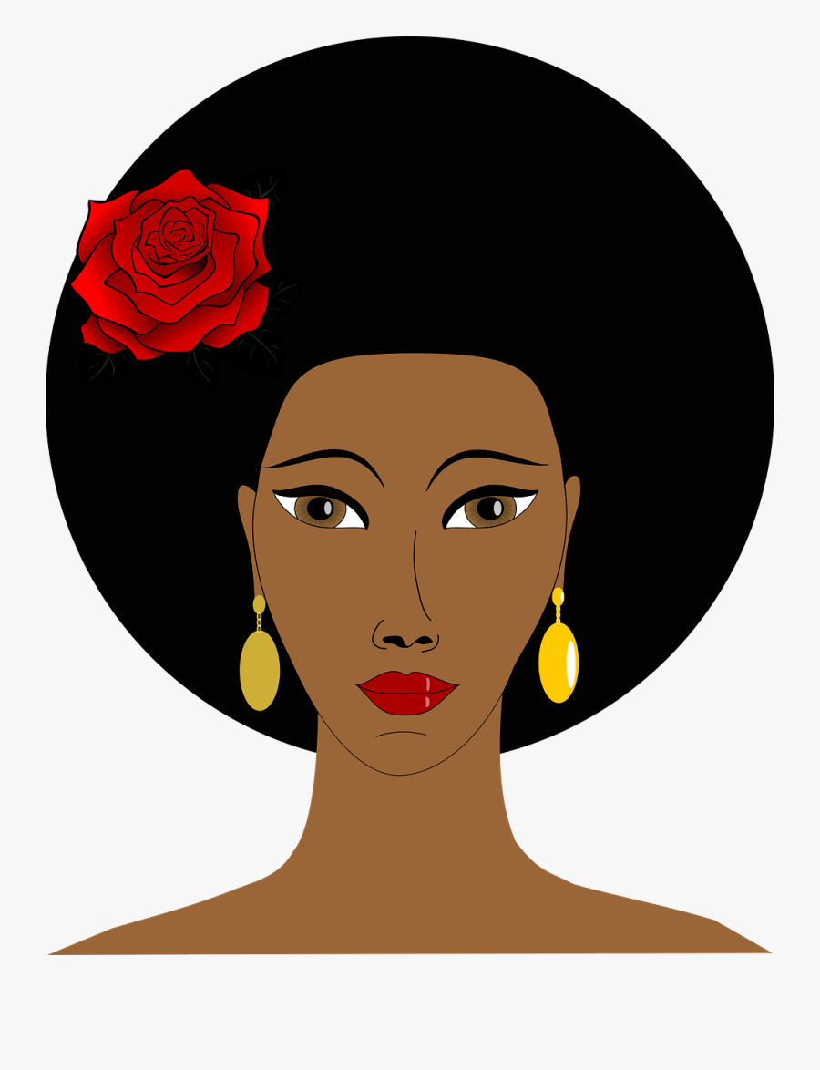 Female Face Clipart, Transparent Clipart