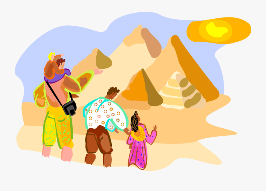 Pyramid Vector Tourism Egypt - Tourism In Egypt Clipart, Transparent Clipart