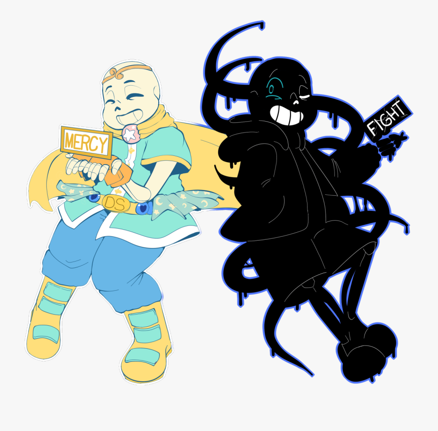 Troublemaking Jokublog Mightyneat Woo - Dream And Nightmare Sans, Transparent Clipart